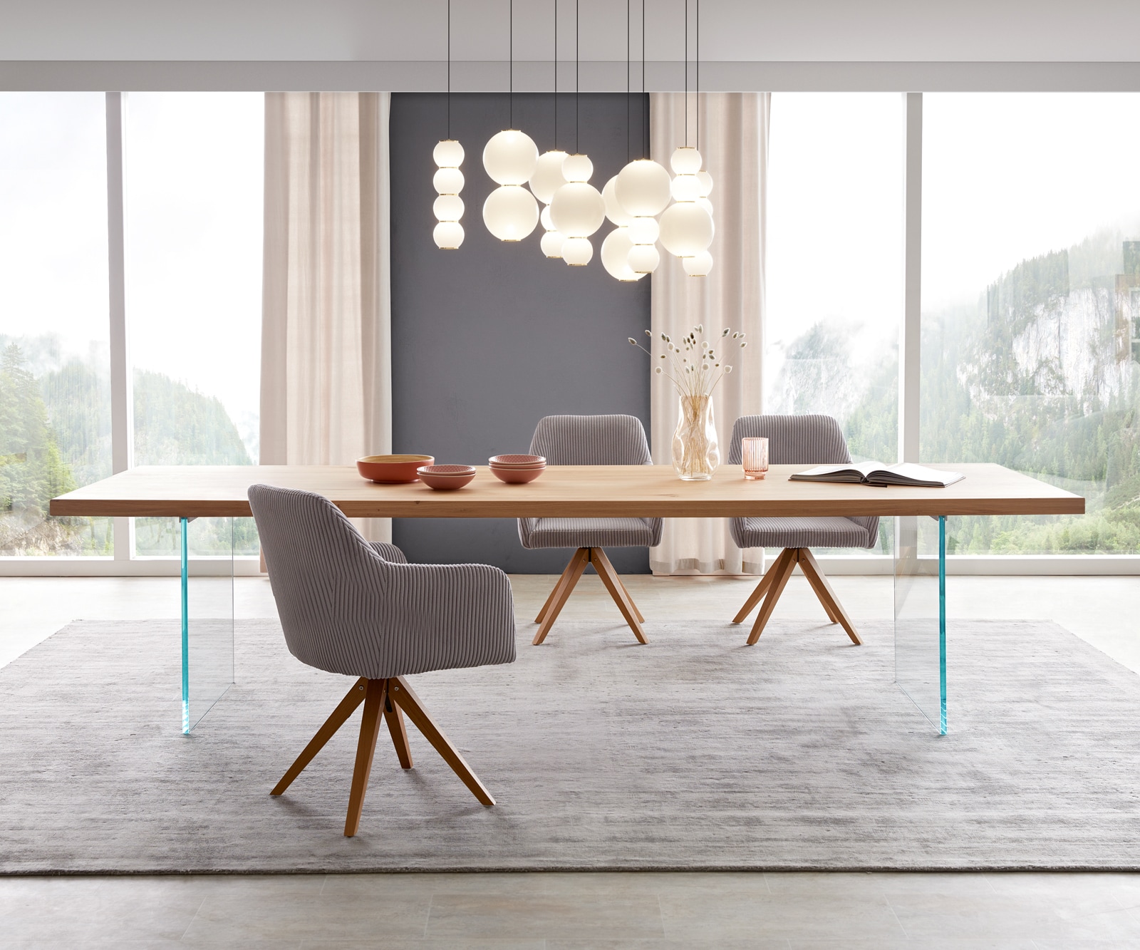 Esstisch Edge Massivholz Rechteck