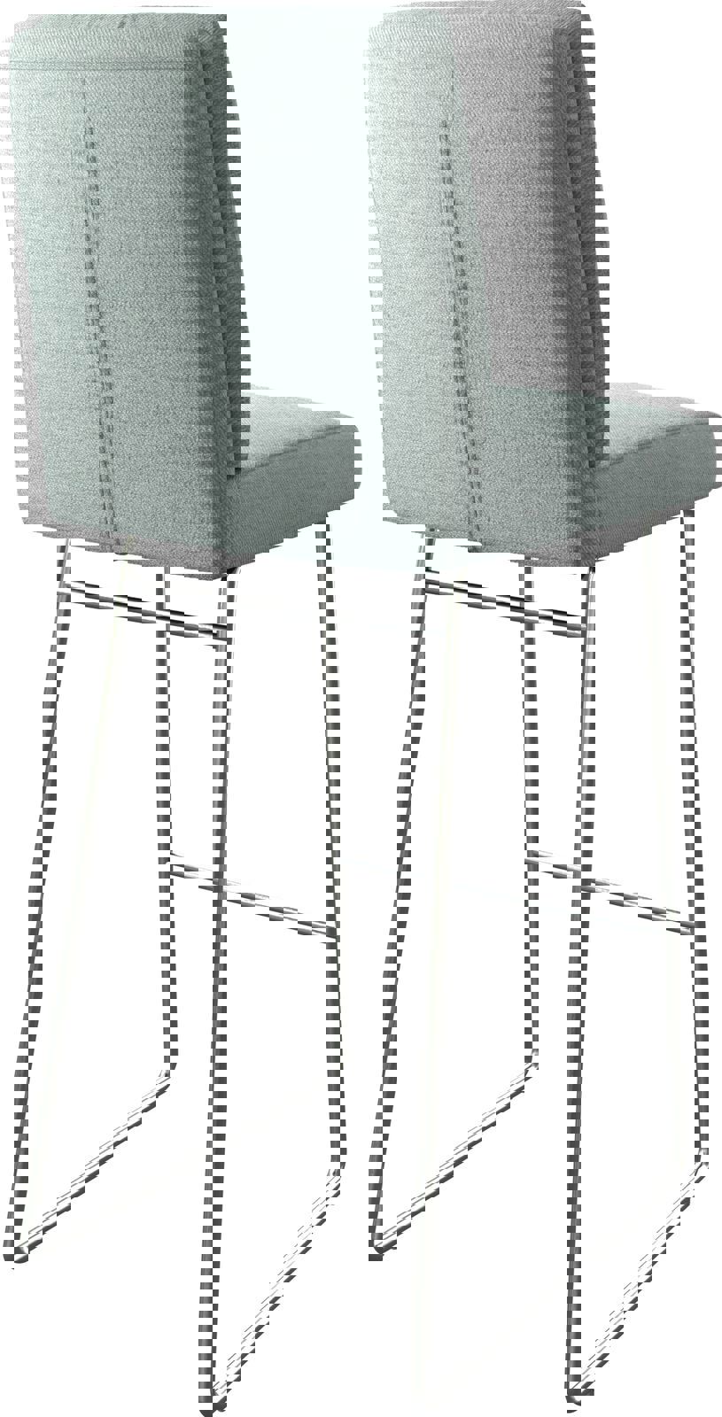 Barstuhl Pela-Flex Stripes Mint Kufengestell Edelstahl 4 Barstuhl Pela-Flex Stripes Mint Kufengestell Edelstahl 4