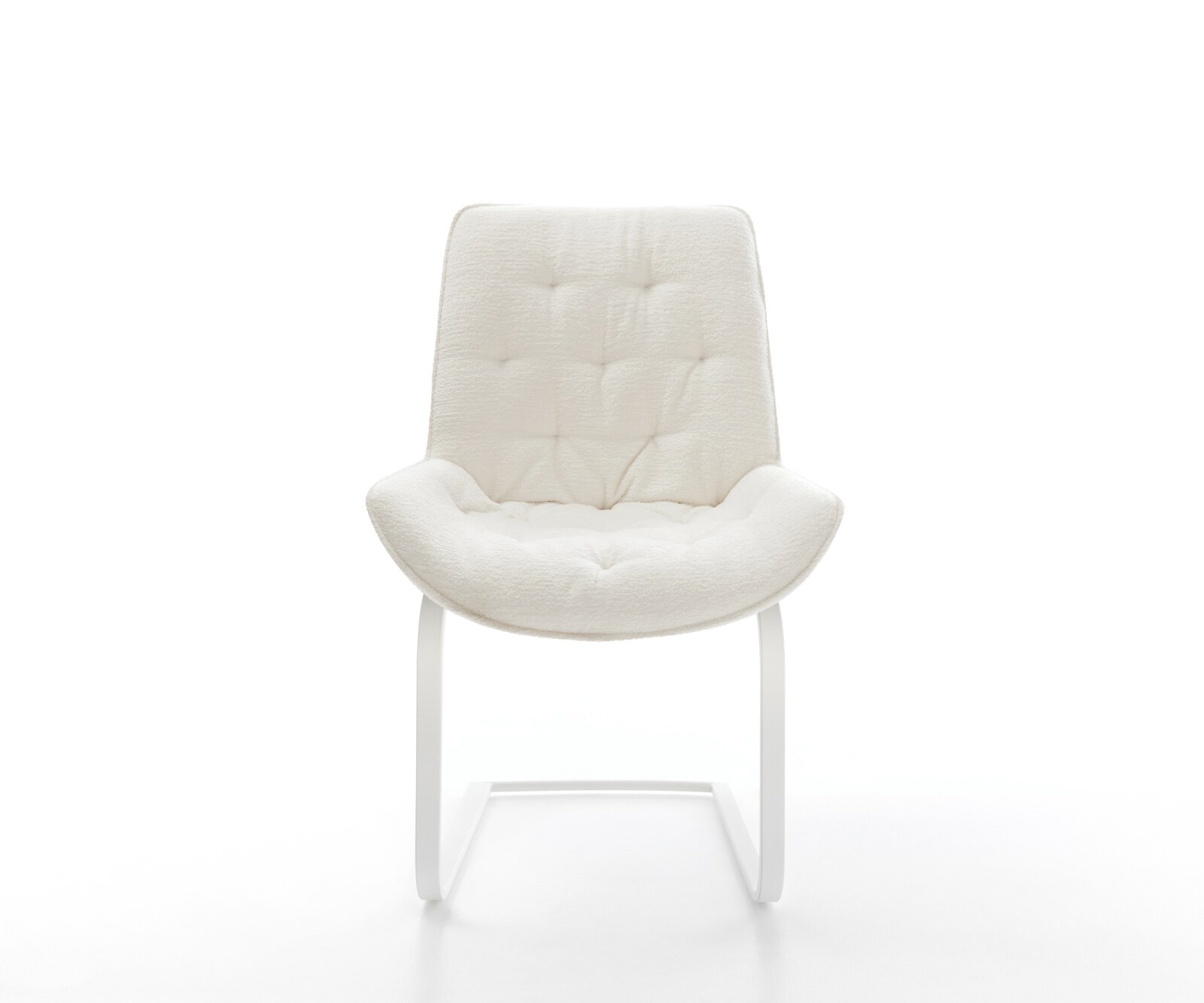 Freischwinger Taimi-Flex Bouclé Soft Beige Freischwinger flach Weiß 2