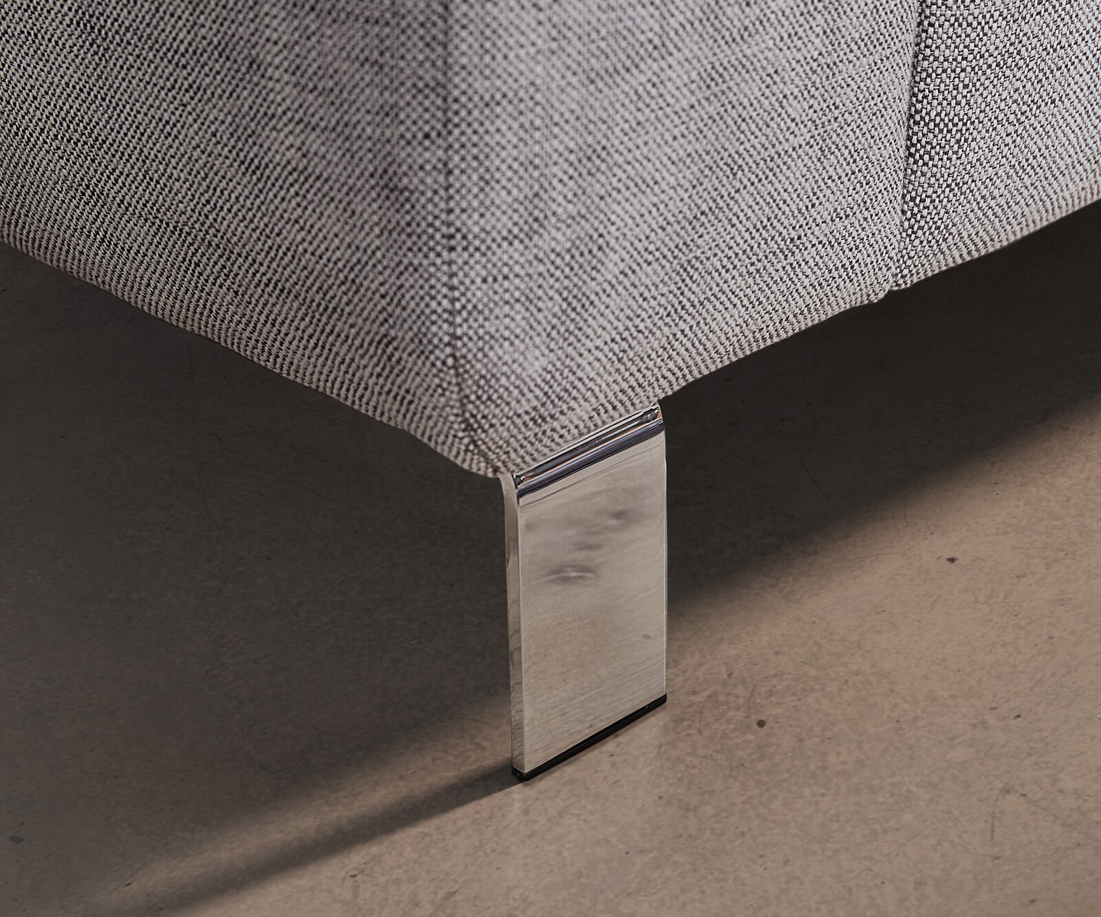 Ecksofa Selenya 305x170 Struktur Steingrau Relaxfunktion Longchair rechts by ES brand 4