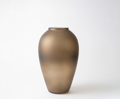 Vase Rondia B21 x T21 x H35 cm Glas Aurum Mundgeblasen